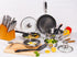 Baker's Secret 24cm Triple Layer Non-Stick Casserole with Lid – Versatile Cookware for Stewing, Braising & Slow Cooking