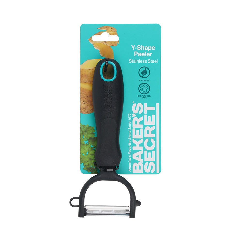 Baker’s Secret 7 Inch Stainless Steel Y Peeler – Premium Kitchen Tool for Peeling, Food Efficient d Preparation & Durable Use