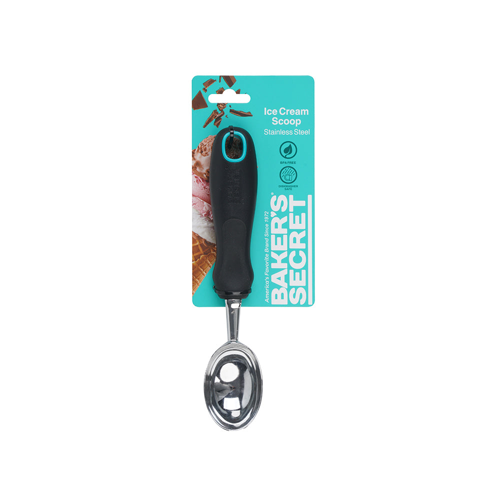 Baker’s Secret 8.5 Inch Stainless Steel Ice-Cream Scoop – Premium Kitchen Tool for Scoop Serving, Portioned Desserts & Durable Use