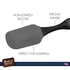 Baker’s Secret 10.4 Inch Silicone Spatula – Versatile Kitchen Tool for Mixing, Scraping & Heat Resistant Cooking