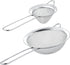 Baker's Secret 2pcs Stainless Steel Strainer Set – Durable Kitchen Tools for Sifting, Straining & Filtering