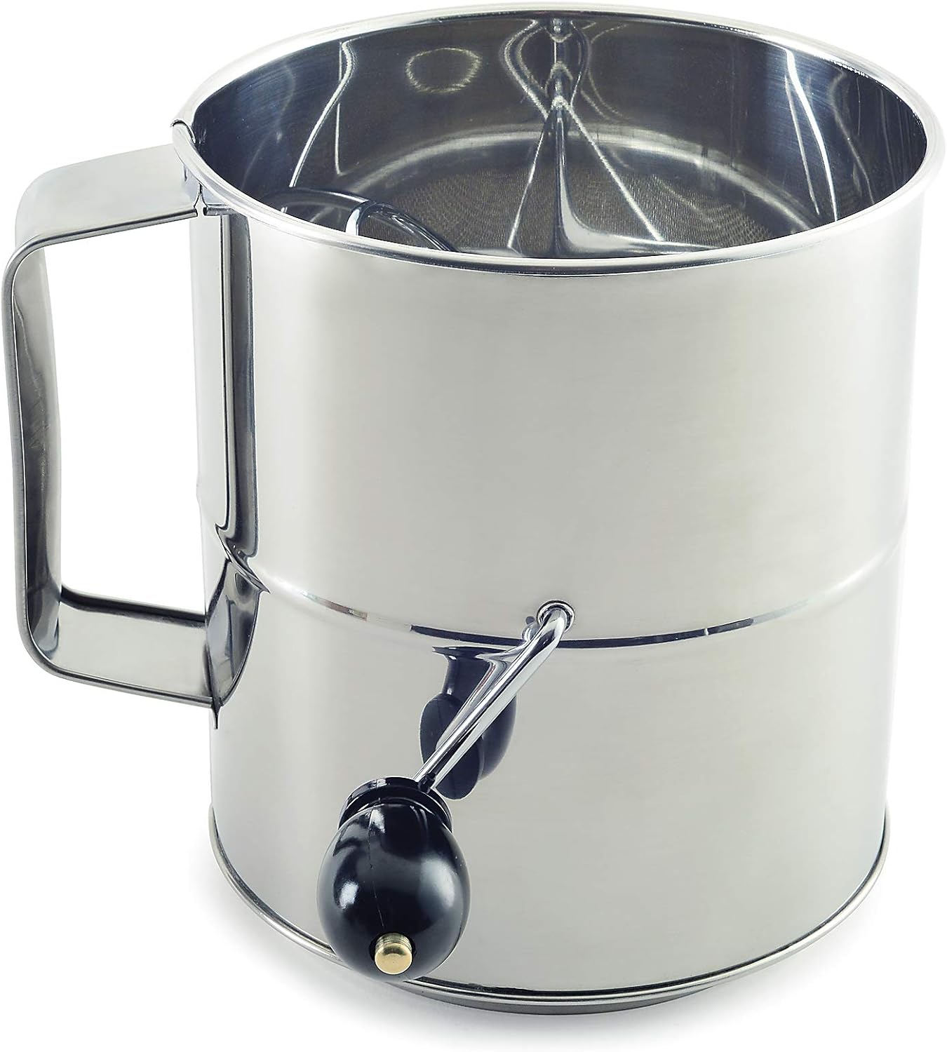Baker's Secret Stainless Steel Flour Sifter 11cm – Durable Kitchen Tool for Fine Sifting and Baking Preparation