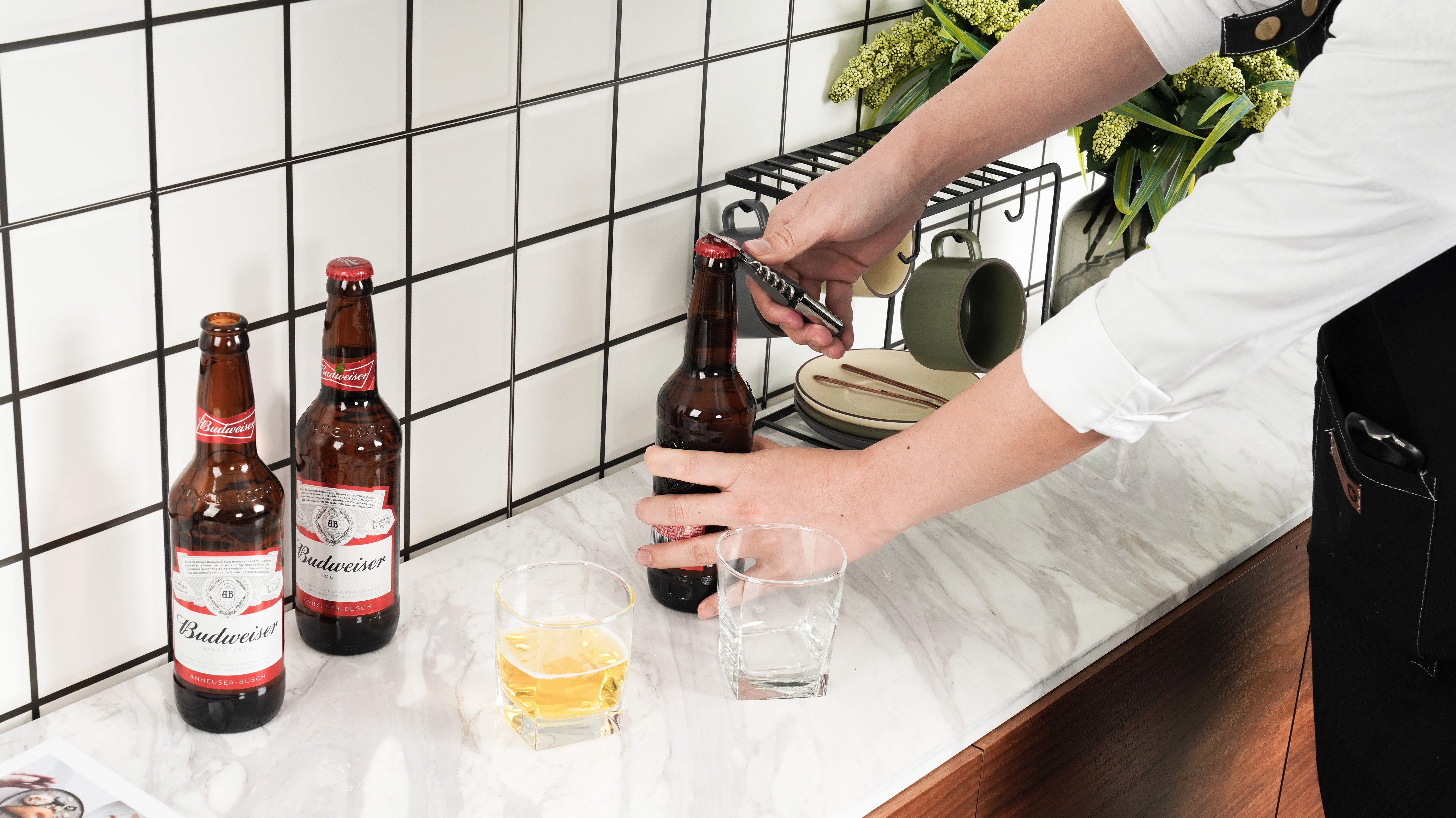 Baker's Secret Metal Multi-Function Opener 13.6cm – Durable Kitchen Tool for Bottles, Jars, and Can Opening