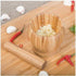 Baker's Secret Bamboo Mortar and Pestle Set – Durable Kitchen Tool for Grinding, Crushing, and Herb Preparation