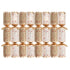 RSW 8 Premium Gold Foliage 12.5-Inch Christmas Crackers – Holiday Party Favors, Festive Fun, and Seasonal Decor for Kids and Family, Christmas Celebration Essentials