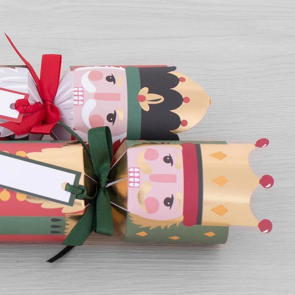 RSW 6 Nutcracker 12-Inch Christmas Crackers – Holiday Party Favors, Festive Fun, and Seasonal Activities for Kids and Family, Christmas Celebration Essentials