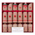 RSW 6 Gingerbread 12-Inch Christmas Crackers – Holiday Party Favors, Festive Fun, and Seasonal Decor for Kids and Family, Christmas Celebration Essentials