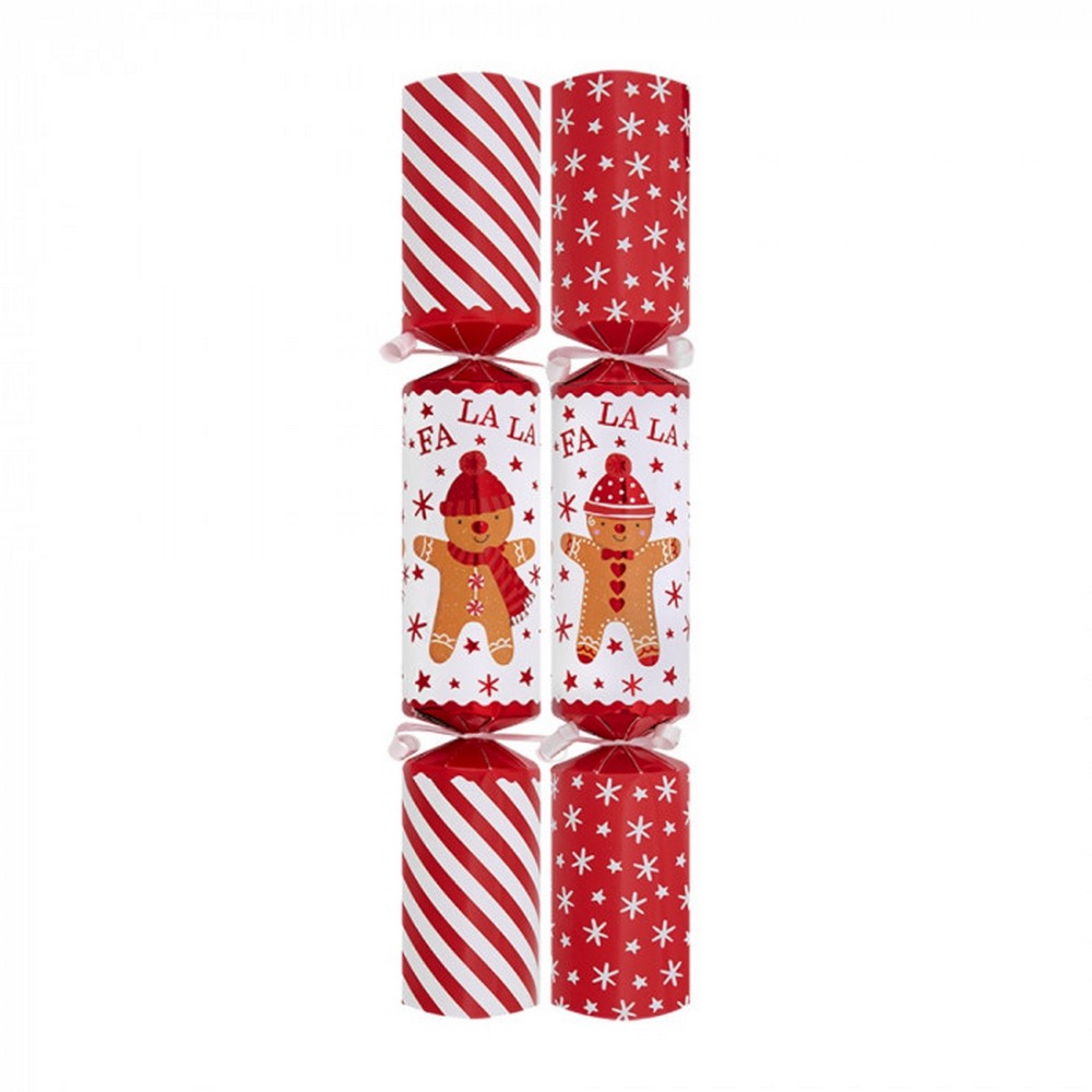 RSW 10 Family Gingerbread 12 Inch Christmas Crackers – Premium Holiday Party Favors and Seasonal Fun for Kids and Family, Perfect for Festive Celebrations and Gifts