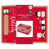 Eurowrap Christmas Eve Flat Pack Box – Holiday Gift Box, Festive Packaging, Seasonal Treat Presentation, Christmas Celebration, and Holiday Gift Giving Essentials