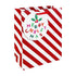Eurowrap Candy Can Bag – Christmas and Holiday Gift Bag, Festive Packaging, Seasonal Present Holder, Holiday Celebration, and Perfect Christmas Gifting Essentials - Size LARGE