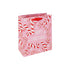 Eurowrap Xmas Pink Candy Cane Gift Bag – Christmas and Holiday Wrapping, Seasonal Packaging for Presents, Festive Gifting, Holiday Celebration, and Perfect Christmas Gift Presentation - MEDIUM