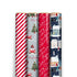 Eurowrap 7M Contemporary Christmas Gift Wrapping Paper Roll – Stylish Festive Holiday Wrap for Seasonal Presents, Christmas Parties, Holiday Celebrations, and Seasonal Gift Giving
