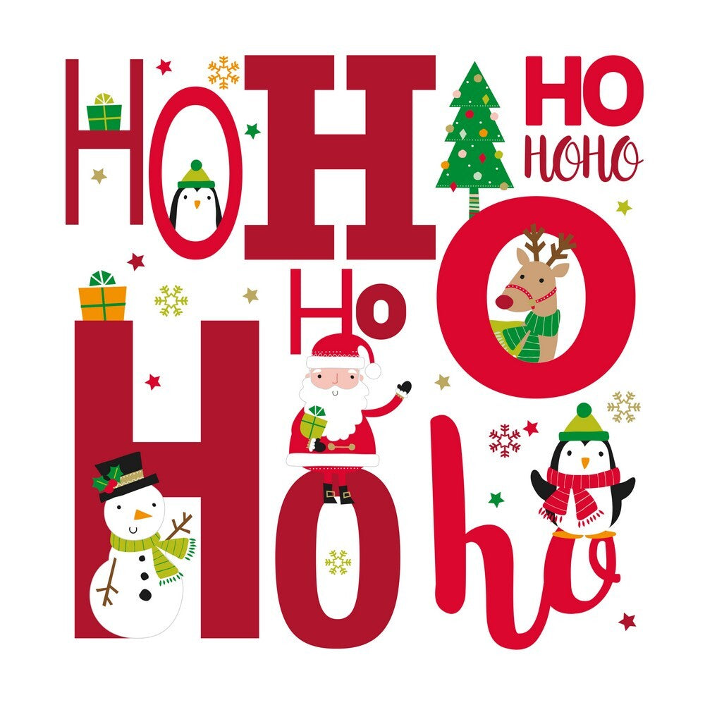 Eurowrap 20-Piece Santa & Friends Christmas Greeting Cards – Festive Holiday Cards for Presents, Seasonal Wishes, Christmas Celebrations, and Holiday Greeting Essentials