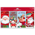 Eurowrap 4-Piece Cute Christmas Money Wallet Polybag – Festive Holiday Cash and Gift Card Holders for Seasonal Gifting, Christmas Celebration, and Holiday Present Presentation