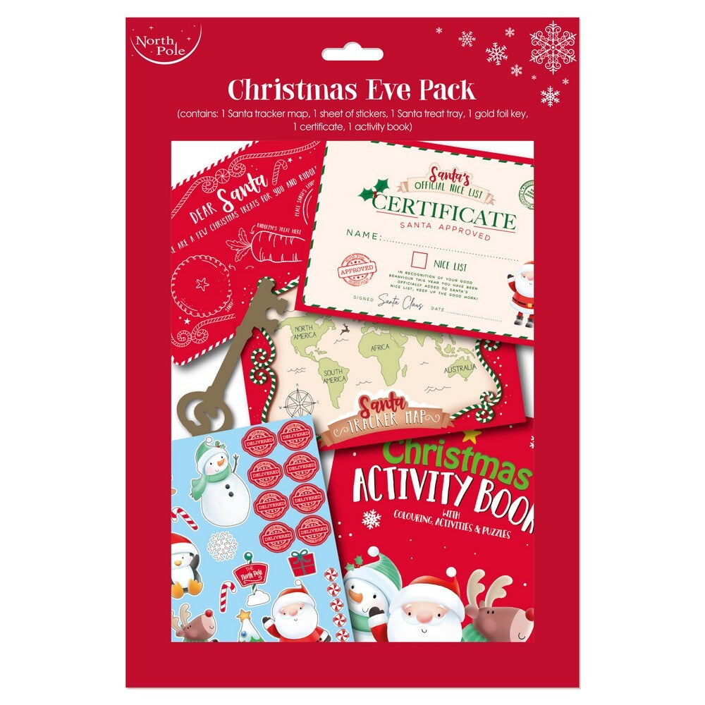 Eurowrap Christmas Eve Pack – Festive Holiday Activity and Gift Set for Kids, Seasonal Fun, Holiday Celebration, and Christmas Gifting Essentials