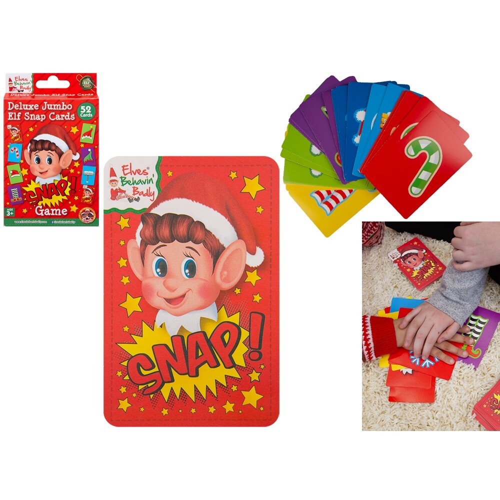PMS Elf Snap Card Game – Festive Christmas Holiday Game for Kids, Seasonal Fun, Family Entertainment, Holiday Celebration, Christmas Party Activities, and Festive Seasonal Fun