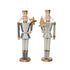 Kaemingk Nutcracker Iron Star & Tree Set 1 Piece Metal Christmas Ornaments, Holiday Tabletop & Garden Décor