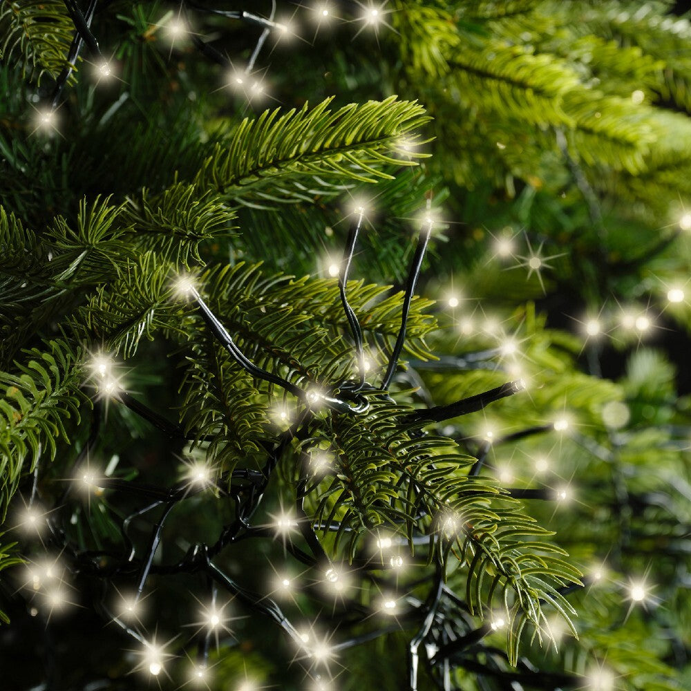 Homesmiths LED Cluster Lights 1400CM, 8-Function Twinkle Effect, Outdoor Christmas Decoration String Lights