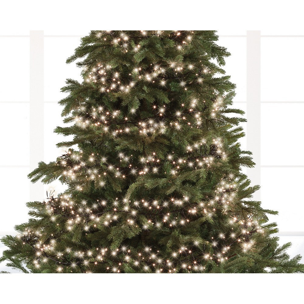 Homesmiths LED Cluster Lights 1400CM, 8-Function Twinkle Effect, Outdoor Christmas Decoration String Lights