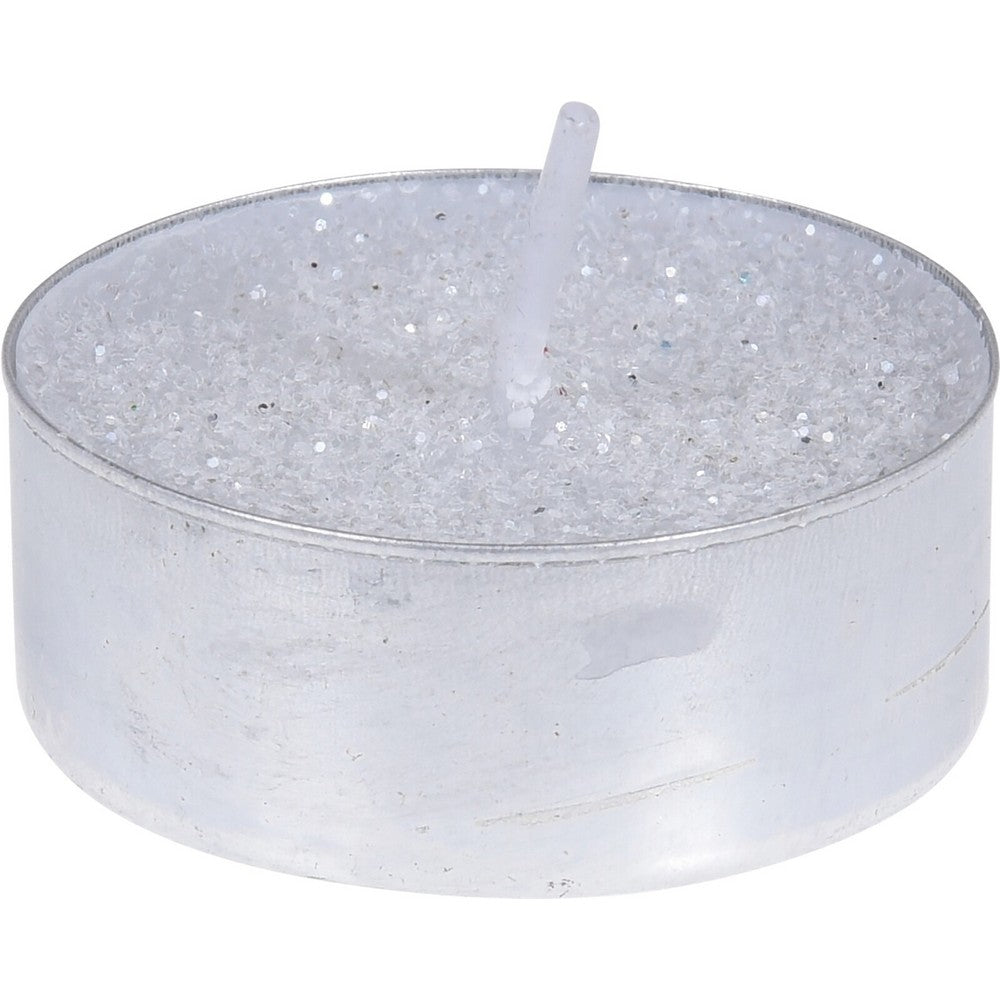 Koopman Tealight Candle Set of 8pcs – White Unscented Tea Light Candles for Home, Living Room, Christmas Decoration, Seasonal Holiday Décor