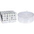 Koopman Tealight Candle Set of 8pcs – White Unscented Tea Light Candles for Home, Living Room, Christmas Decoration, Seasonal Holiday Décor