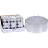 Koopman Tealight Candle Set of 8pcs – White Unscented Tea Light Candles for Home, Living Room, Christmas Decoration, Seasonal Holiday Décor