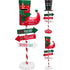 Koopman Christmas Mailbox with LED – 25x61cm Assorted Holiday Decoration, Seasonal Festive Ornament for Home, Garden, Tabletop & Xmas Display