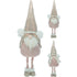 Koopman Gnome Decoration – 67cm Assorted Design Pink, Christmas Holiday Figurine, Seasonal Festive Ornament for Home, Tabletop & Xmas Display