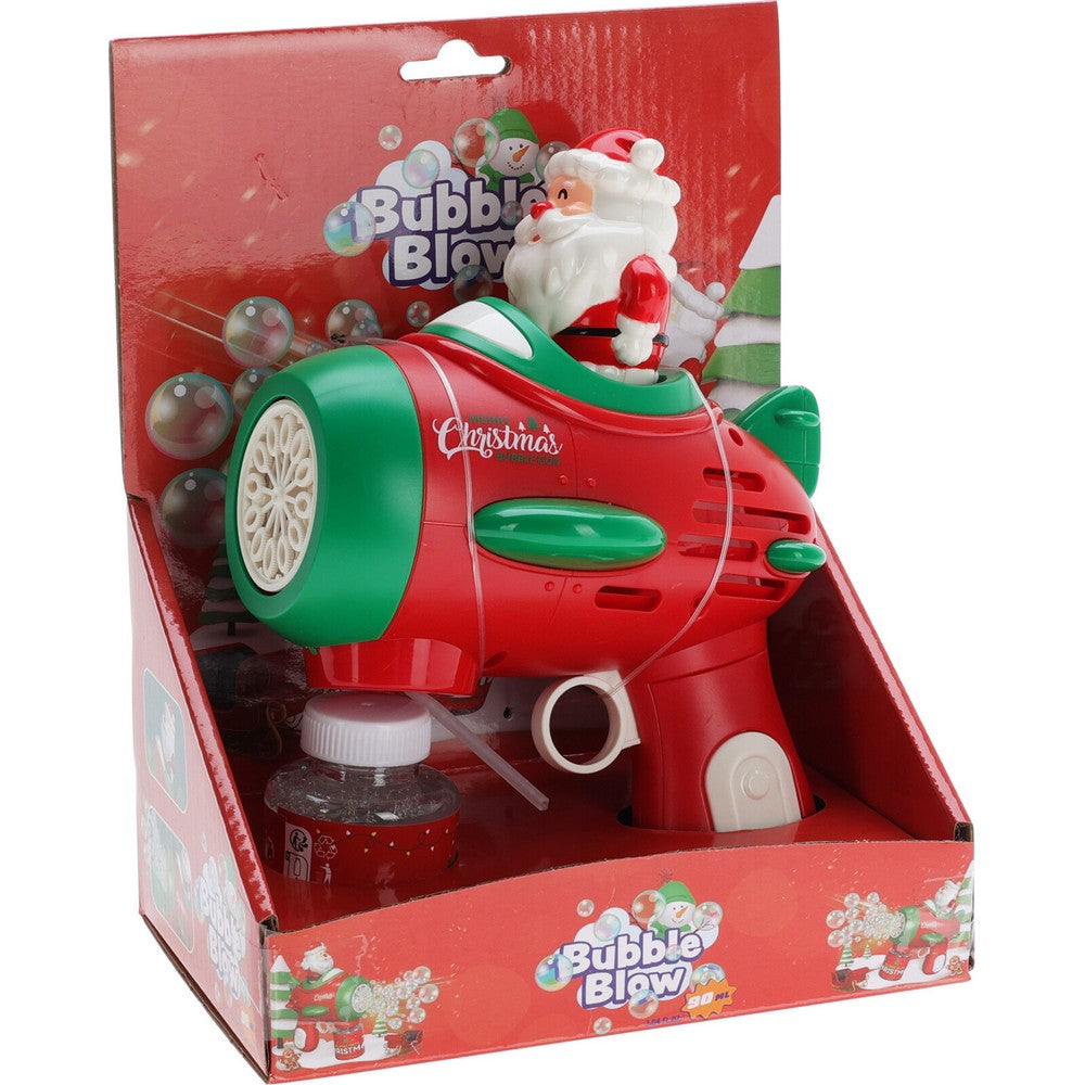 Koopman Bubble Blow Gun – Christmas Holiday Design Toy for Kids, Seasonal Festive Fun, Holiday Parties, Xmas Celebrations, and Family Entertainment