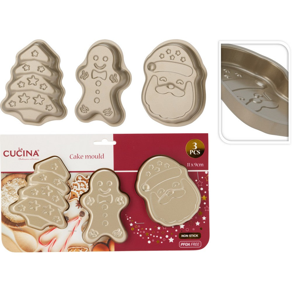Koopman Non-Stick Cake Mould – Christmas Holiday Baking, Festive Seasonal Cake Pan, Xmas Kitchen Tool, Holiday Dessert Mold, Easy Release Baking Accessory