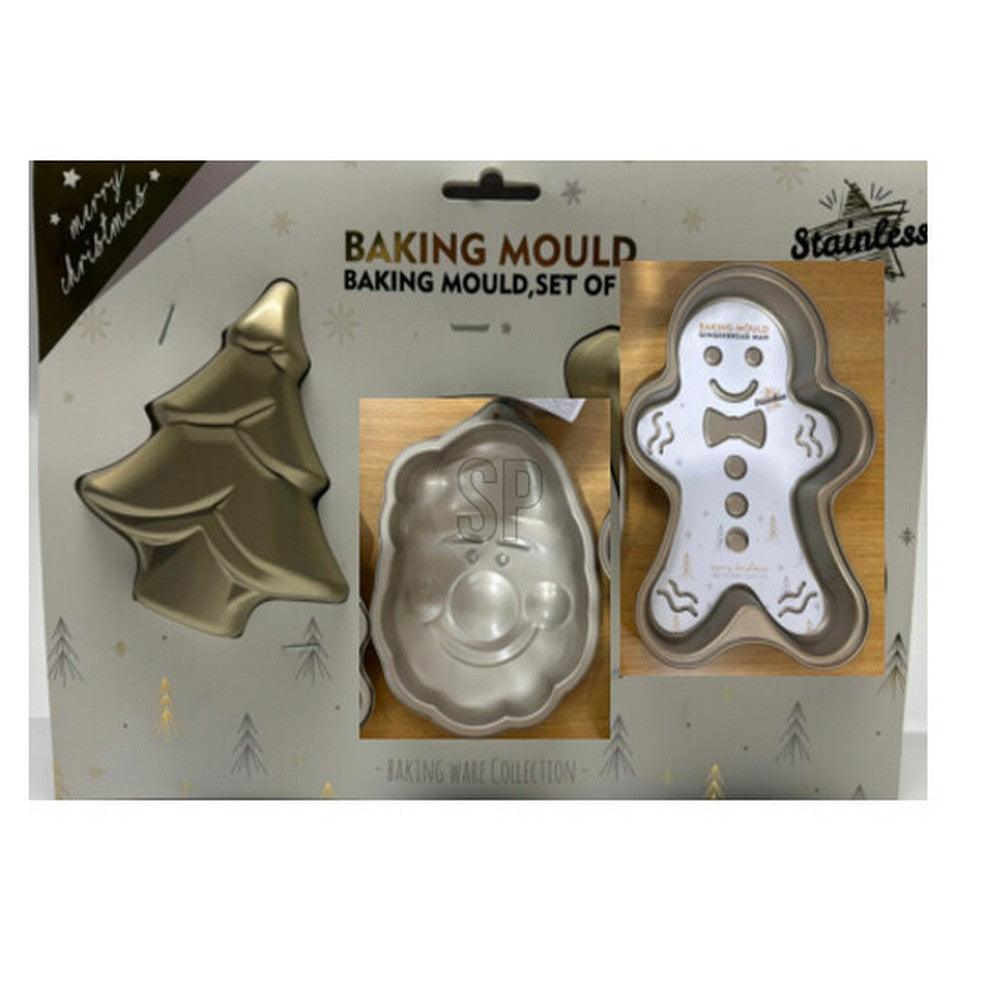 Koopman Non-Stick Cake Mould – Christmas Holiday Baking, Festive Seasonal Cake Pan, Xmas Kitchen Tool, Holiday Dessert Mold, Easy Release Baking Accessory