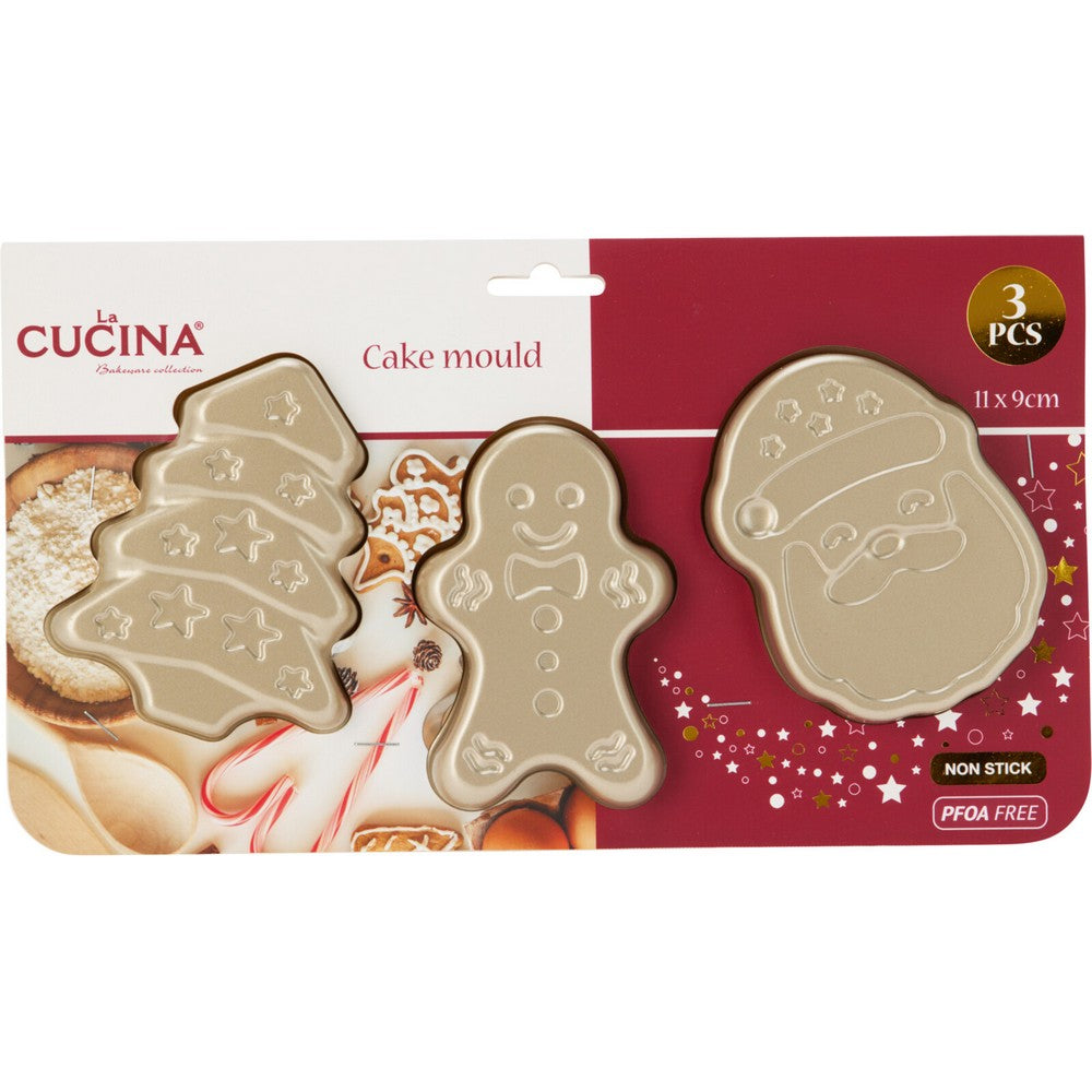 Koopman Non-Stick Cake Mould – Christmas Holiday Baking, Festive Seasonal Cake Pan, Xmas Kitchen Tool, Holiday Dessert Mold, Easy Release Baking Accessory