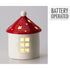 Koopman House with Red Roof – 13cm Christmas Figurine, Festive Holiday Village Decoration, Seasonal Home & Tabletop Xmas Décor