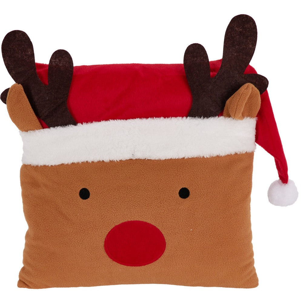 Koopman Christmas Figure Cushion – 53cm Assorted Holiday Decorative Pillow, Festive Xmas Home & Seasonal Decor, 1 Piece