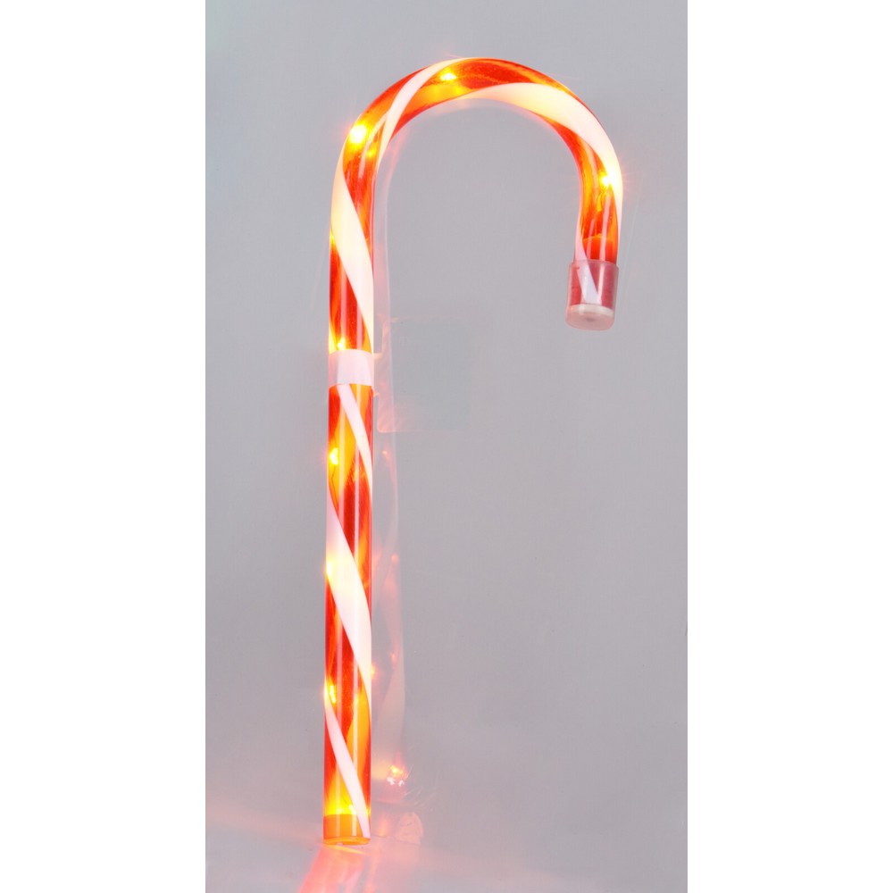 Koopman Candy Cane LED Decoration – 75cm Red & White Christmas Ornament, Holiday Seasonal Decor for Home, Garden, Tree & Festive Display