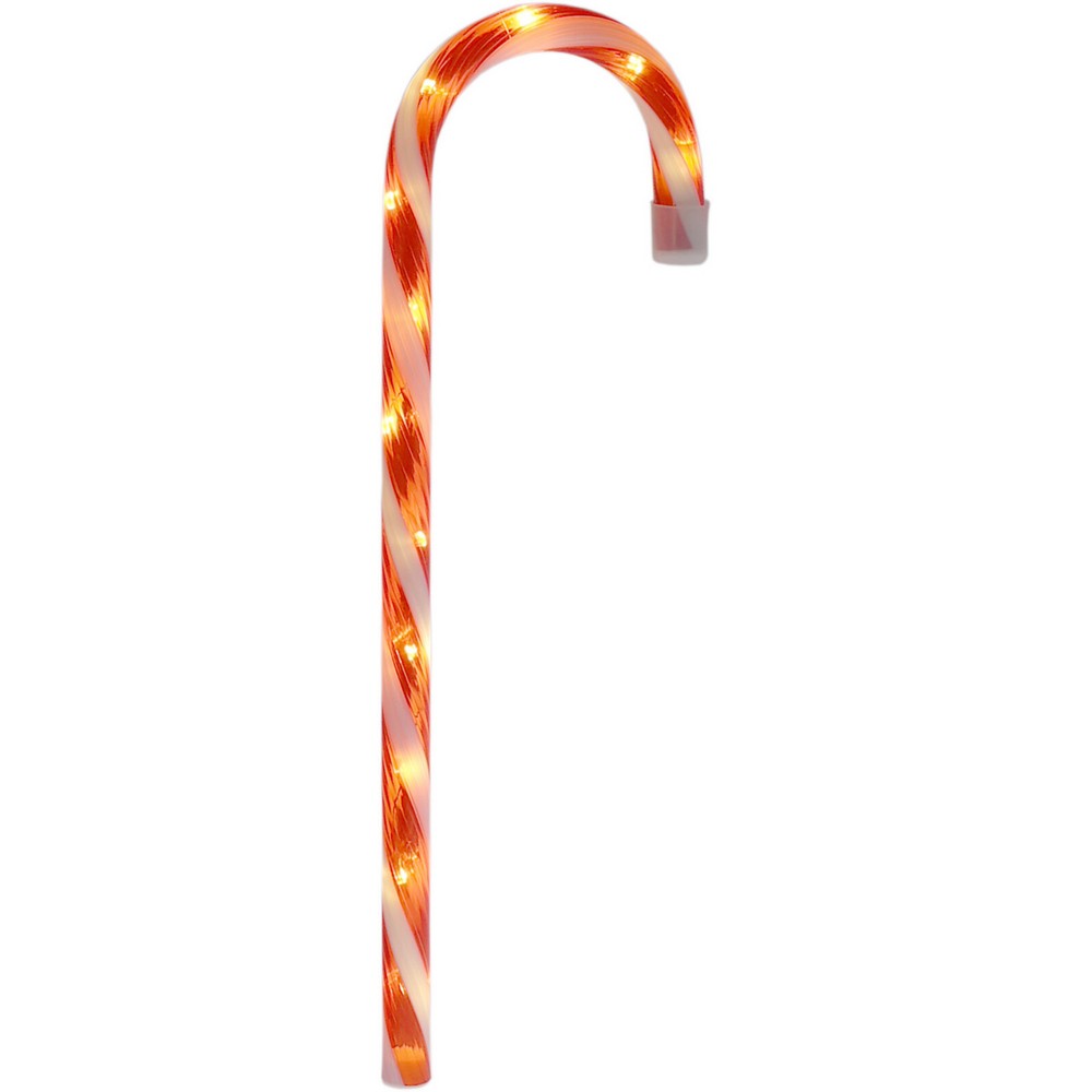 Koopman Candy Cane LED Decoration – 75cm Red & White Christmas Ornament, Holiday Seasonal Decor for Home, Garden, Tree & Festive Display
