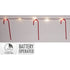 Koopman Candy Cane Deco LED String – Christmas Holiday Lights, Festive Seasonal Decor, Xmas Indoor & Outdoor Lighting, Holiday Party Decoration, Decorative LED String Lights