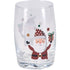 Koopman Drinking Glass Set of 3 pcs – Christmas Holiday Tableware, Festive Seasonal Glassware, Xmas Kitchen & Dining Decor, Holiday Entertaining Essentials