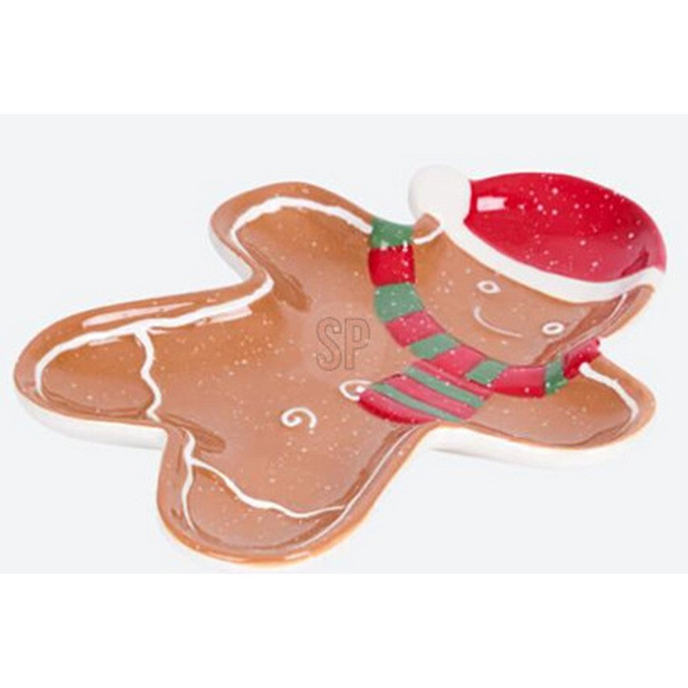 Koopman Melamine Plate 20.5 x 16.4 x 2.3 cm Assorted – Christmas Holiday Tableware, Festive Seasonal Dining Plate, Xmas Kitchen Decor, Holiday Entertaining Essentials