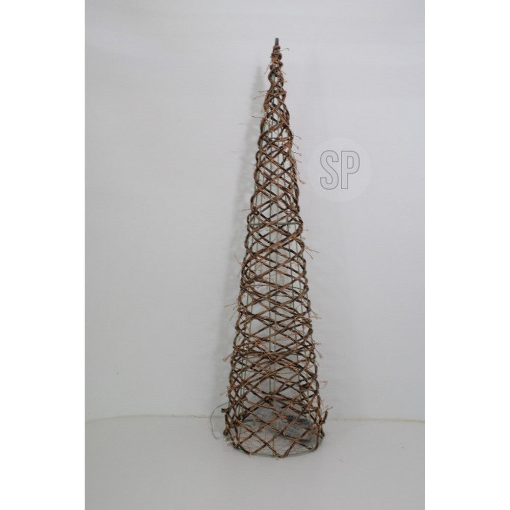 Koopman LED Cone Decoration – 80cm Christmas Ornament, Holiday Seasonal Decor for Home, Tabletop, Garden & Festive Xmas Display