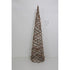 Koopman LED Cone Decoration – 80cm Christmas Ornament, Holiday Seasonal Decor for Home, Tabletop, Garden & Festive Xmas Display