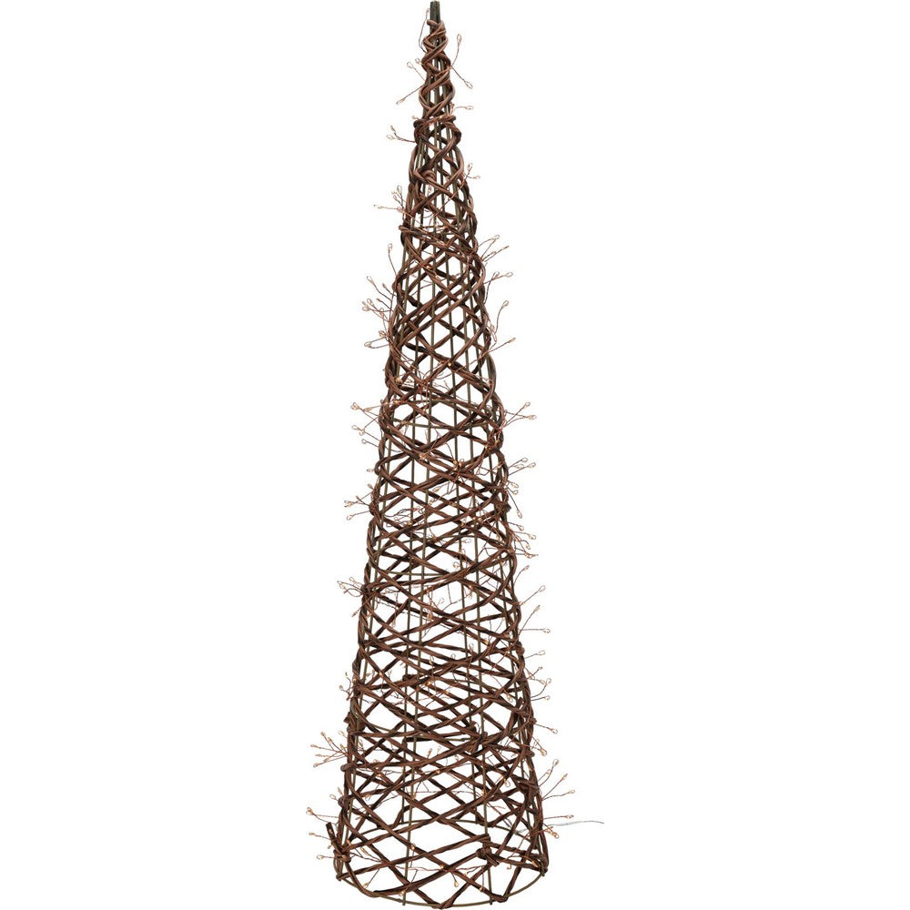 Koopman LED Cone Decoration – 80cm Christmas Ornament, Holiday Seasonal Decor for Home, Tabletop, Garden & Festive Xmas Display
