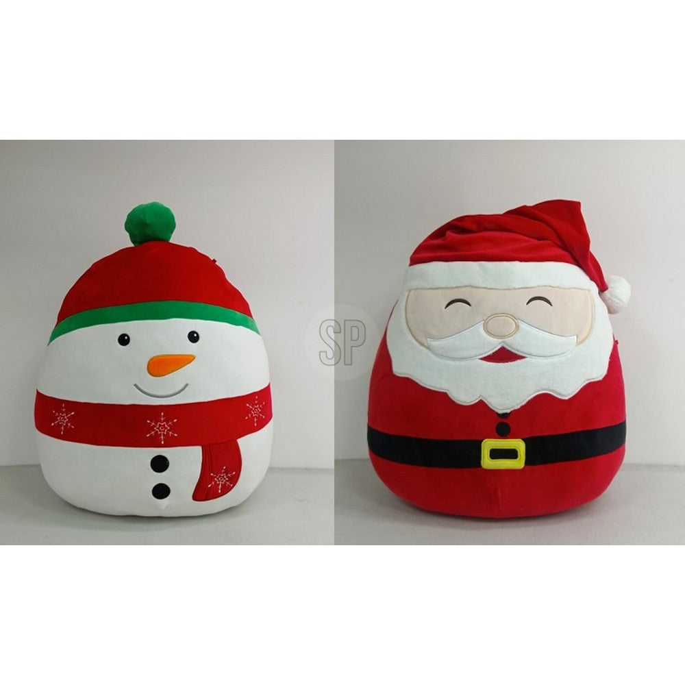 Koopman Christmas Plush Pillow 40 cm Assorted – Holiday Seasonal Decor, Festive Xmas Cushion, Winter Home Decoration, Holiday Gift for Kids & Adults