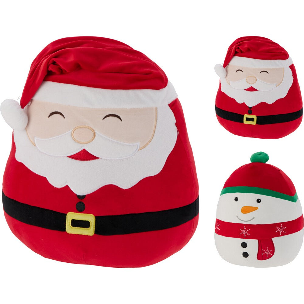 Koopman Christmas Plush Pillow 40 cm Assorted – Holiday Seasonal Decor, Festive Xmas Cushion, Winter Home Decoration, Holiday Gift for Kids & Adults