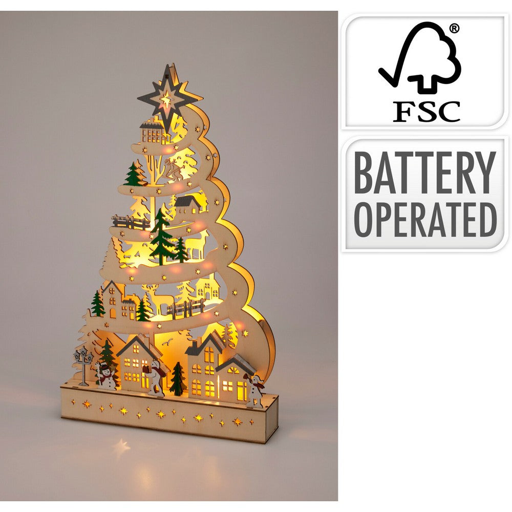 Koopman Christmas Tree 15L – 45cm Artificial Xmas Tree, Festive Holiday Decoration for Home, Office, Tabletop & Seasonal Display
