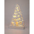 Koopman White Christmas Tree 45cm 15L – Artificial Xmas Tree for Holiday Decoration, Seasonal Festive Home, Tabletop & Office Display