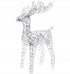 Homesmiths Reindeer 60Cm W Led Silver