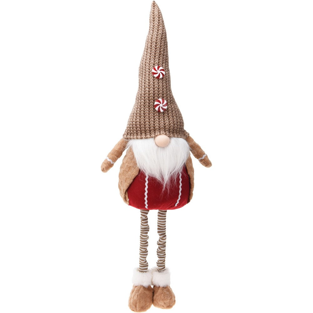 Koopman Gnome Gingerbread Standing Decoration – 95cm Assorted Christmas Holiday Figurine, Seasonal Festive Ornament for Home, Tabletop & Xmas Display