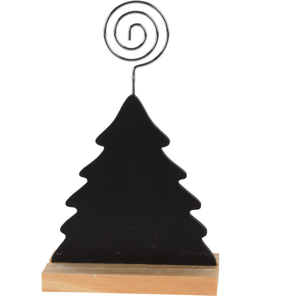 Koopman Name Card Clip with Chalkboard – Table Sign Holder, Memo & Note Display for Home, Office, Parties, Weddings, and Seasonal Holiday Décor