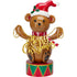 Koopman Christmas Decoration with LED – 28cm Festive Xmas Ornament, Holiday Seasonal Decor for Home, Tabletop, and Office Display